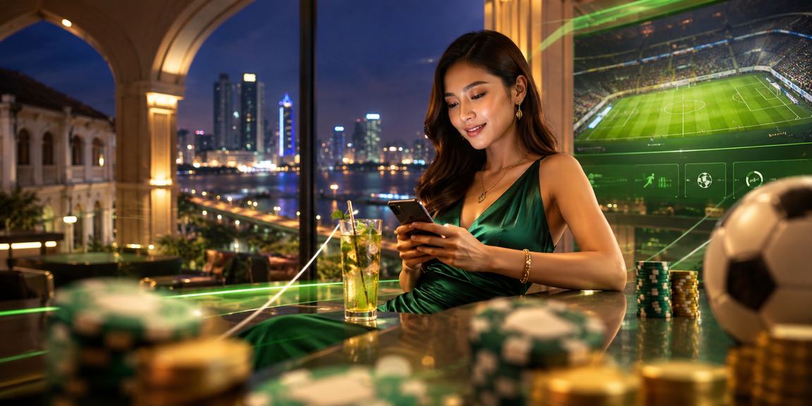 Pengguna Malaysia mengakses platform 20db dari telefon pintar di Johor