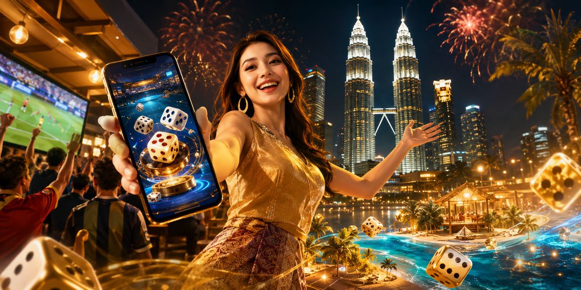Permainan dadu Kuala Lumpur gaya Melayu simulasi acara